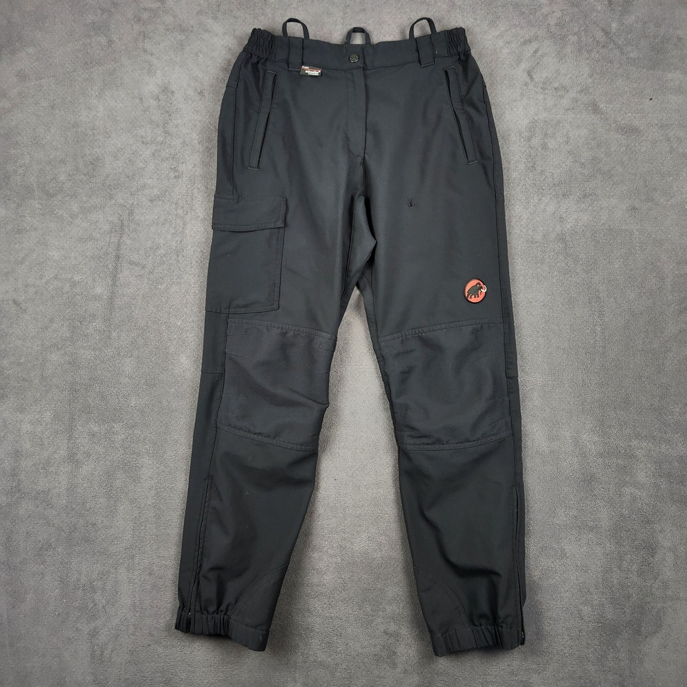 MAMMUT Schoeller Dryskin‎ Extreme Softshell Pants Boys 20 Black Utility Stretch